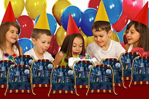 Birthday Galore Wizard Castle Drawstring Goodie Bags 10 Pack
