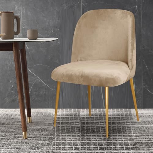 Gollense Velvet Curved Back Chair Covers Set of 4