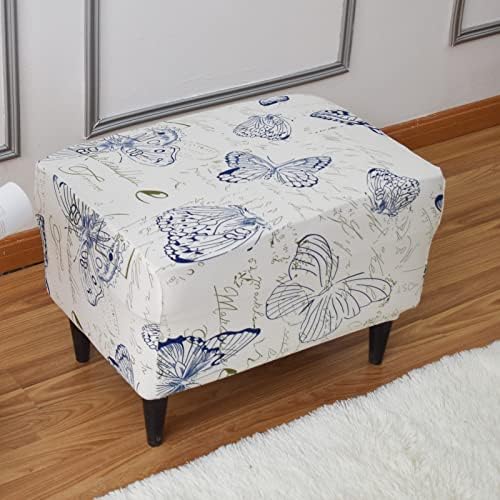 Eco-Ancheng Ottoman Covers Stretch Slipcover for Footstool