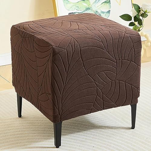 Stool Covers Square 13x13 to 18x18 Inch Stretch Ottoman Covers