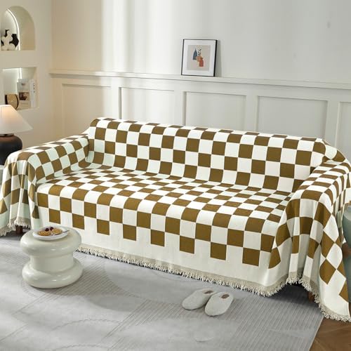 LavishCover Khaki 71x93 Sofa Slipcover