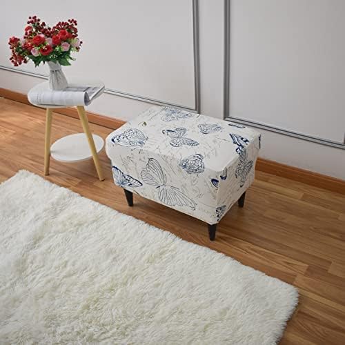 Eco-Ancheng Ottoman Covers Stretch Slipcover for Footstool