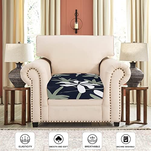 SearchI Stretch Printed Sofa Cushion Covers with Elastic Bottom
