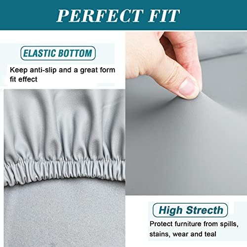 HFCNMY Stretch Waterproof Bar Stool Covers 2 Pack