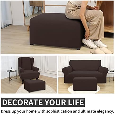 Easy-Going Dual Waterproof Stretch Ottoman Cover