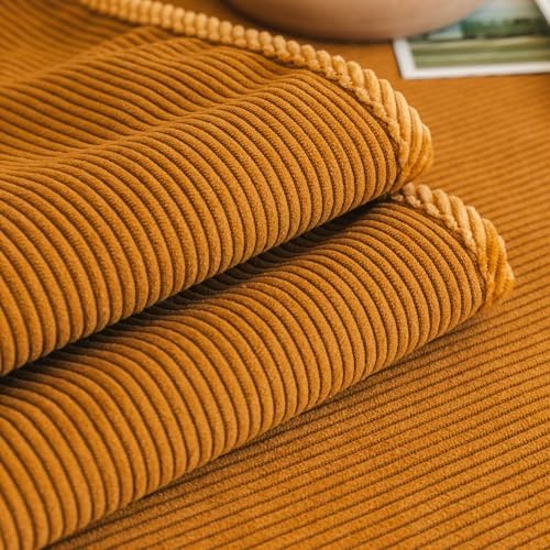 BSTMAI Stretch Sofa Cushion Cover 1pc Corduroy