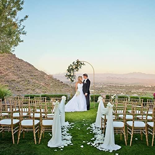 Vincidern 66 Ft Gold Wedding Arch Backdrop Stand for Parties