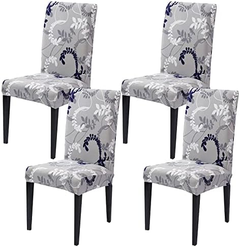 HZDHCLH Dining Chair Covers 4 Pack Stretch Spandex