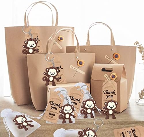 40 Pack Monkey Keyring Party Favor for Monkey Lover