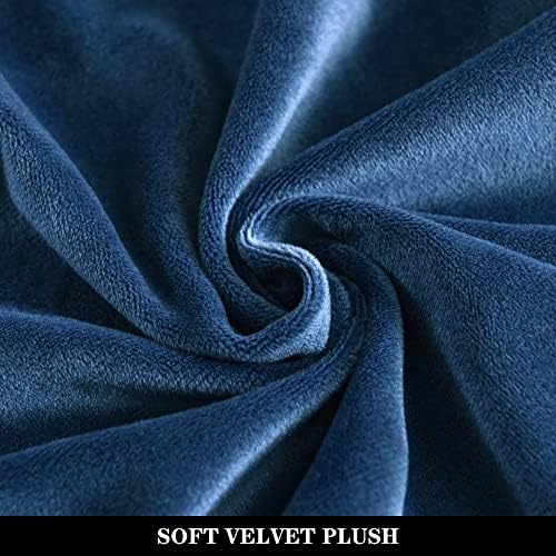 Stretch Velvet Ottoman Cover for Living Room Stool