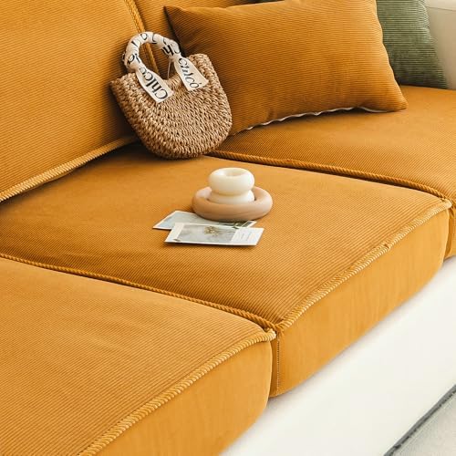 BSTMAI Stretch Sofa Cushion Cover 1pc Corduroy