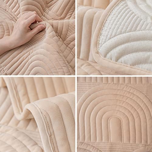 Velvet Plush Sofa Slipcover for Dogs and Kids