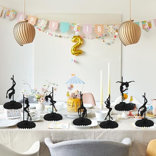 6 PCS Honeycomb Table Centerpiece for Pole Dance Party