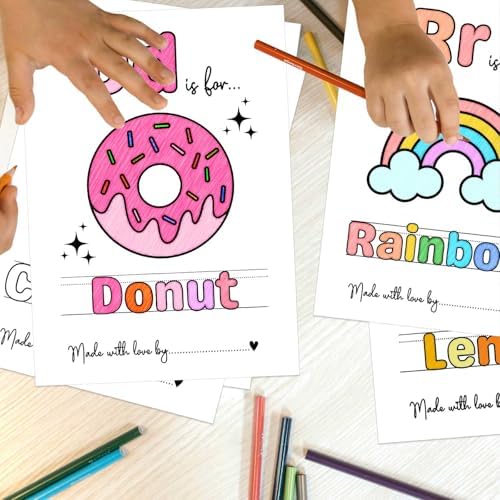 Babys First ABC Book Baby Shower Keepsake Game