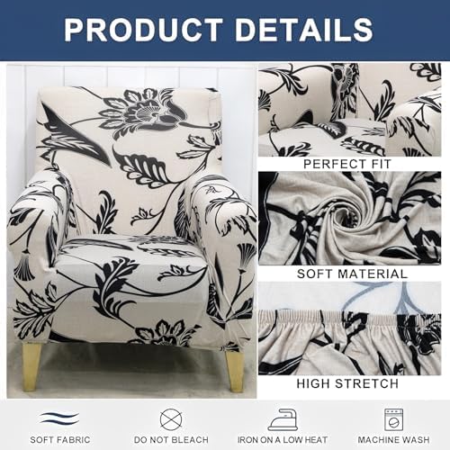 HAOYONG Armchair Slipcover Stretch Cover for Living Room