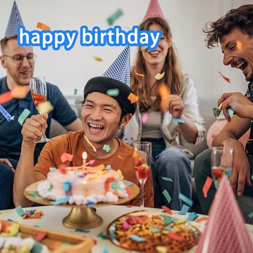 16 Inch Biodegradable Confetti Cannon 6 Pack