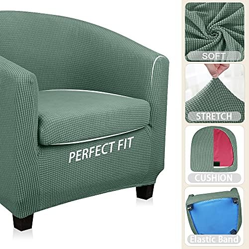Lellen Tub Chair Slipcover with Cushion Cover