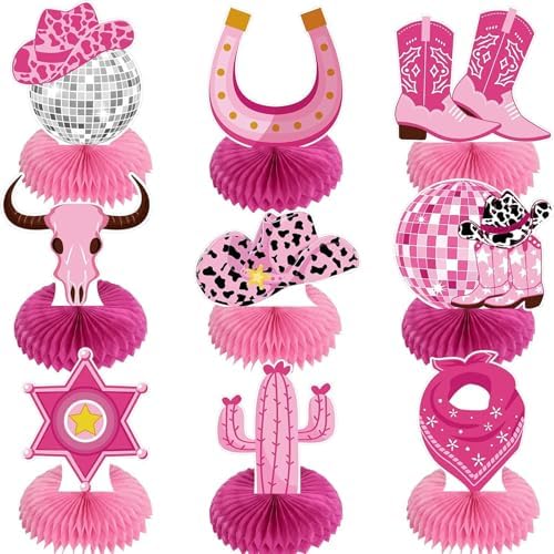 Western Cowgirl Party Decorations Lets Go Girls Centerpieces