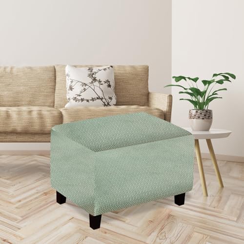 2025 Wear Resistant Sofa Ottoman Cover Stretch Fit Foot Stool Slipcover