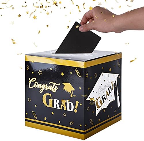Gatherfun Graduation Card Box for Party Favors Decorations