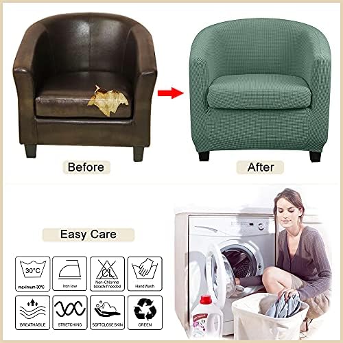 Lellen Tub Chair Slipcover with Cushion Cover