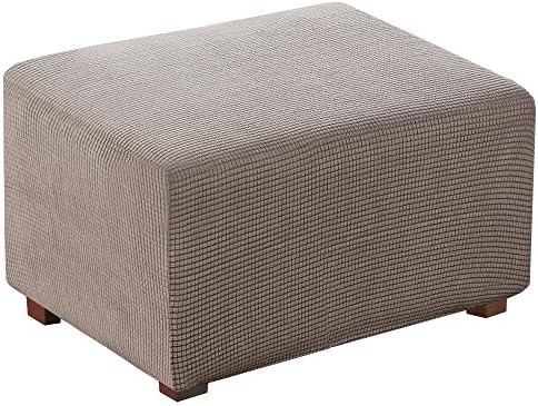 Flamingo P Oversized Ottoman Slipcover - Taupe