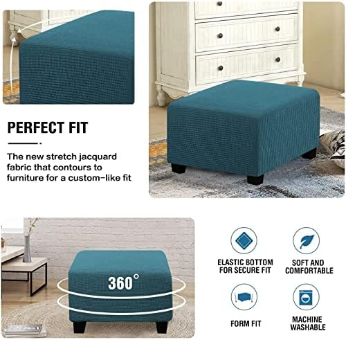 Luxury Stretch Ottoman Covers for Large Furniture