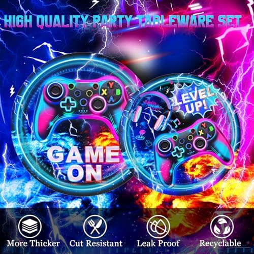Video Game Birthday Decor Set for 20 Guests