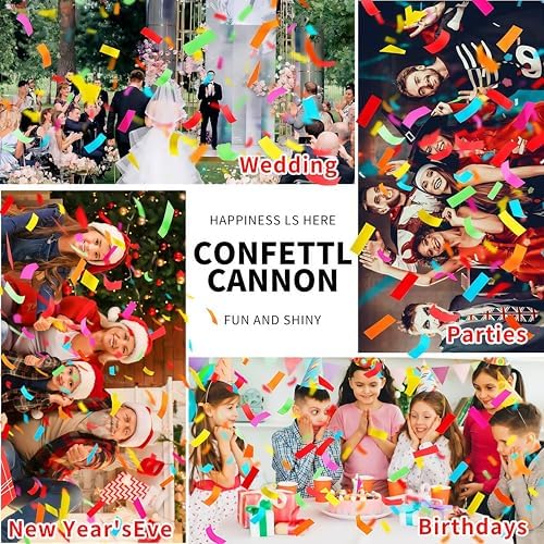 16in Biodegradable Confetti Poppers 2Pack