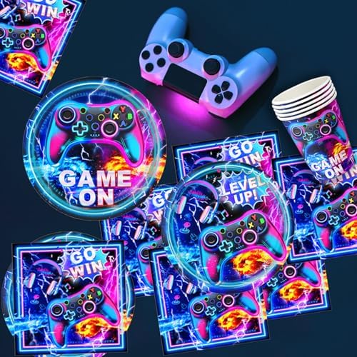 Video Game Birthday Decor Set for 20 Guests