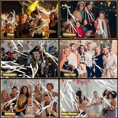 100PCS LED Fairy Wands with Bells for Wedding