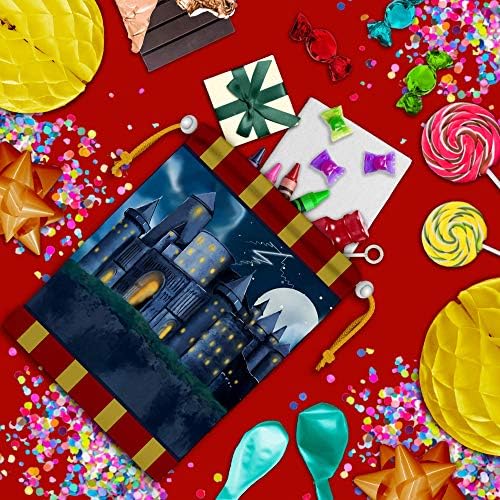 Birthday Galore Wizard Castle Drawstring Goodie Bags 10 Pack