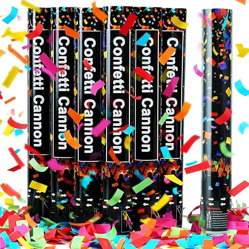 16in Biodegradable Confetti Poppers 2Pack