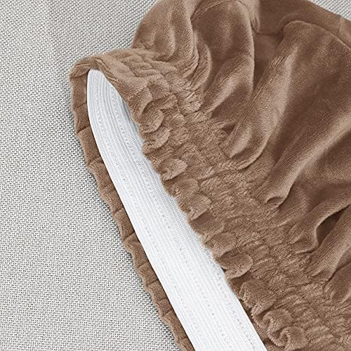 LiveGo Velvet Ottoman Cover for Living Room